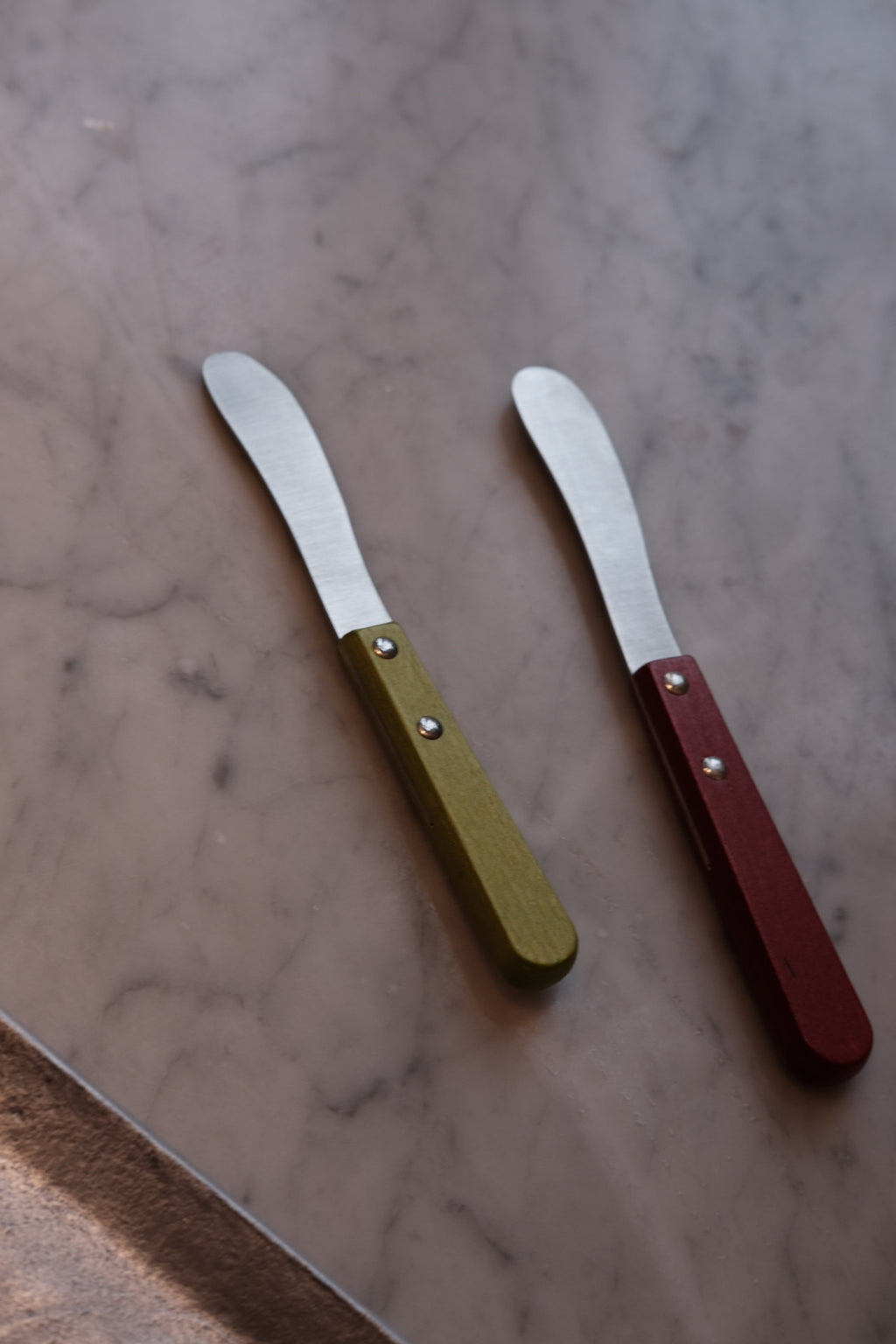 Smørkniv • Træskaft • Lime