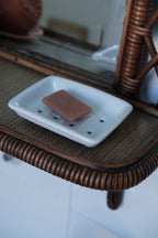 Sæbeskål • Porcelæn • Hvid