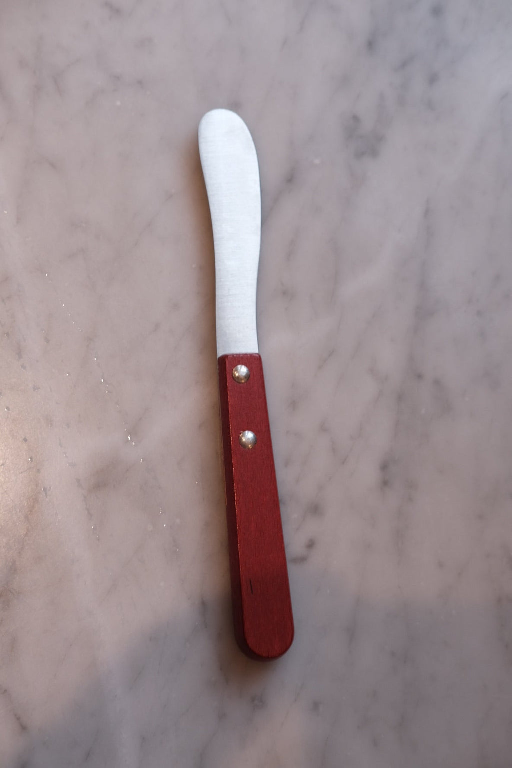 Smørkniv • Træskaft • Rød