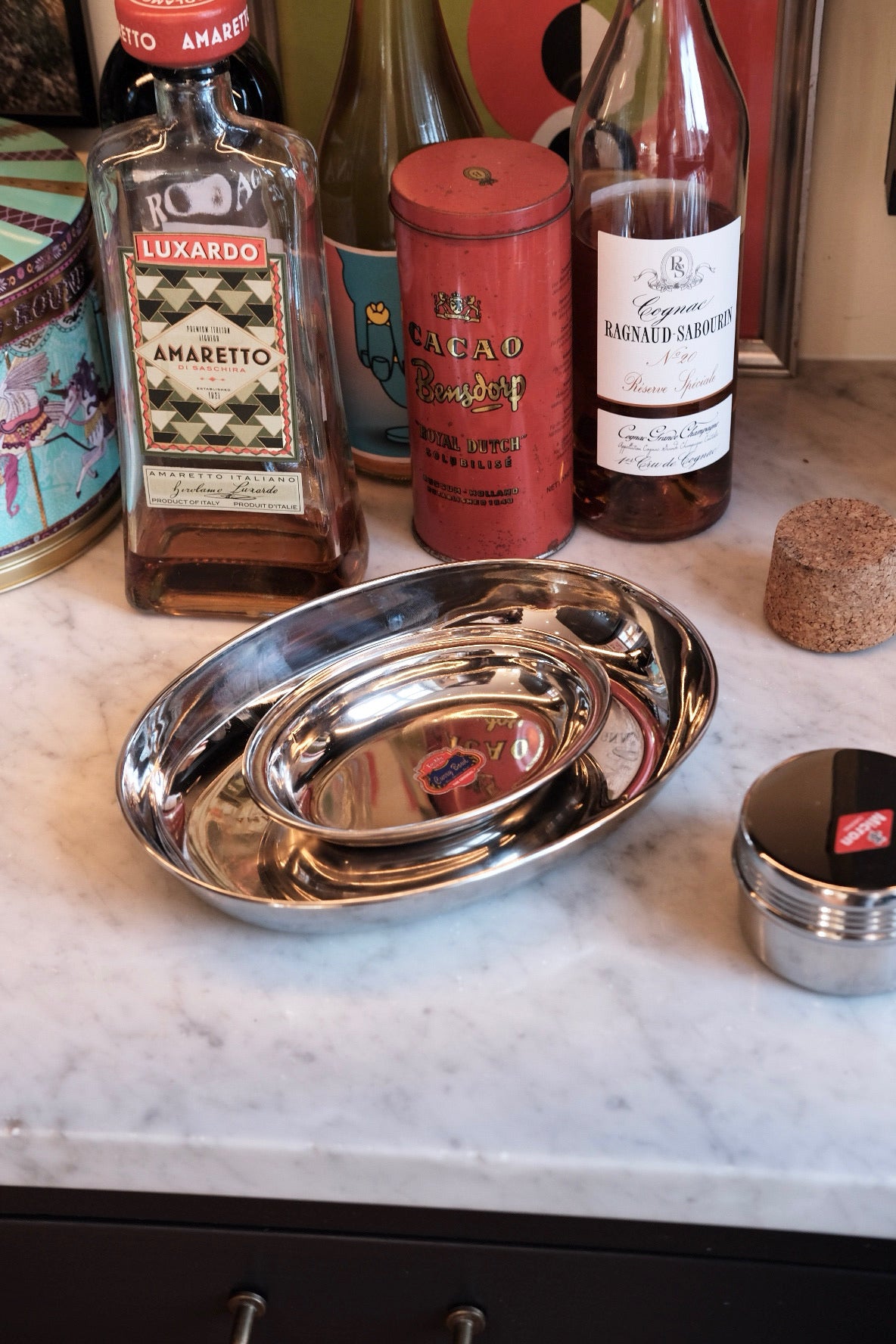 Skål • Oval • Stål • Mini