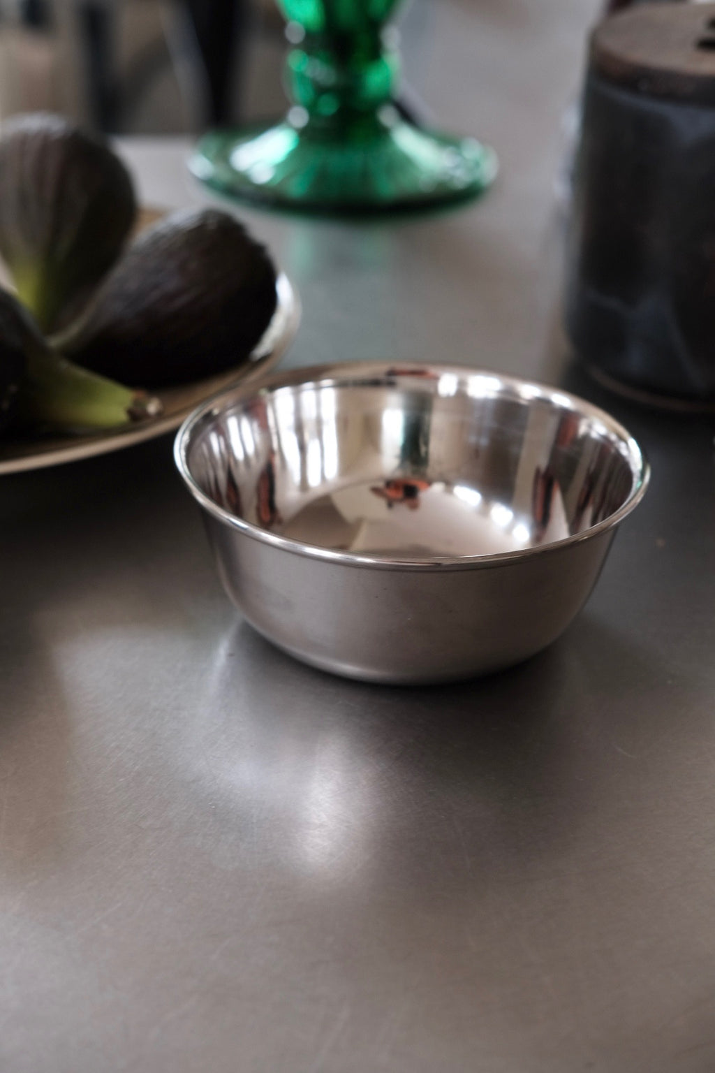 Skål • Rund • Stål • Ø10 cm