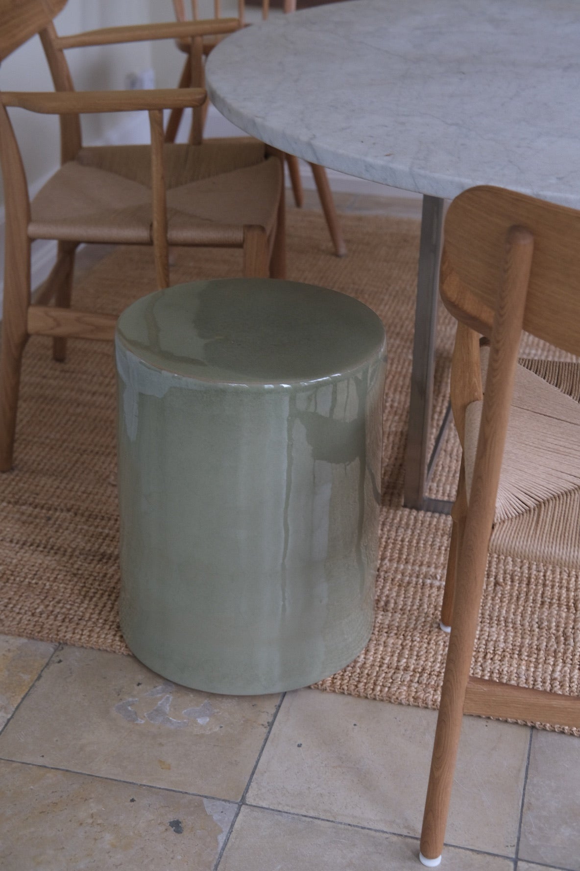 Stool • Danish Elm • Yellow 