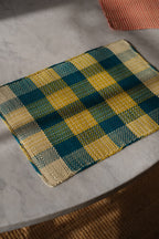 Dækkeserviet • Palmeblade • Iraca • Gul & Blå Tern • DORA