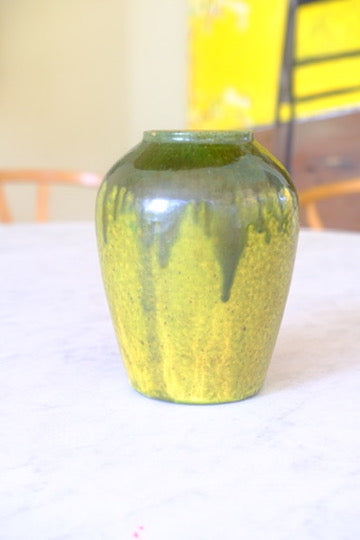 Vintage • Keramik • Lime og grøn