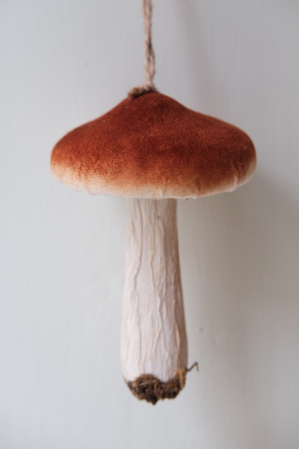 Juledekoration • Fløjl svamp • 12cm