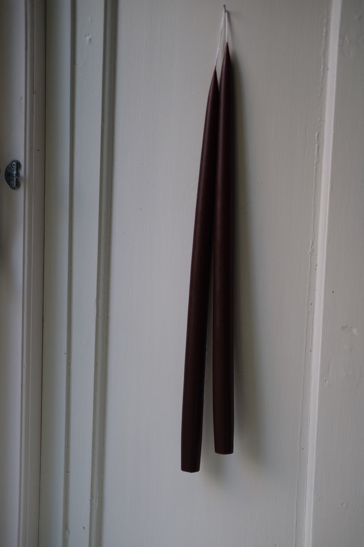 Hånddyppede kronelys • 45 cm • 2 stk.