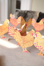 Påskepynt • Bordguirlande • Høns