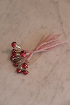 Julepynt • Dekoration • Fluesvampe på stilk • 6 stk