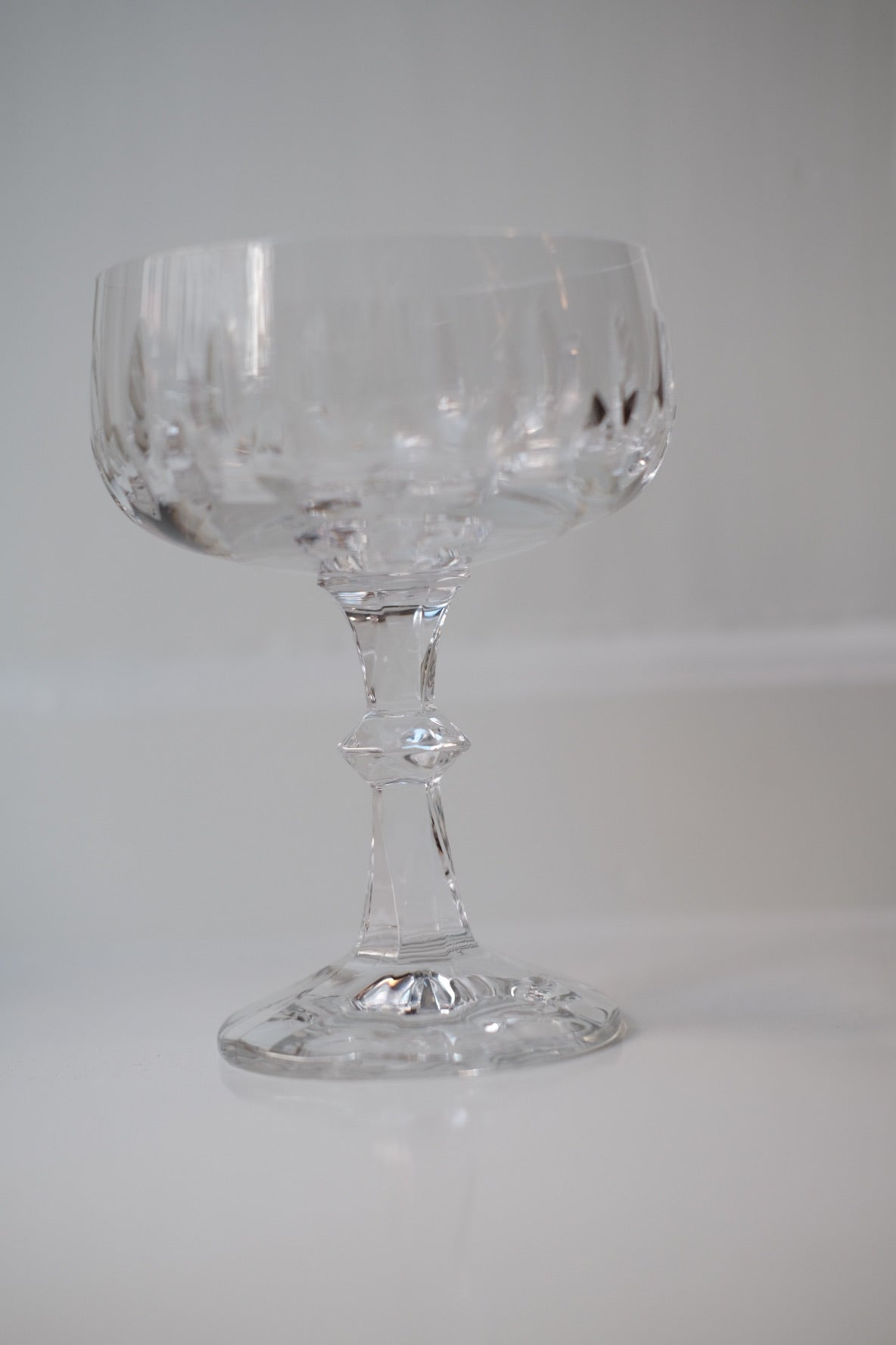 Vintage Champagneskål • Glas • 13 cm