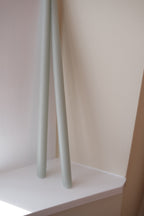 Hand-dipped candles • 45 cm • Teel