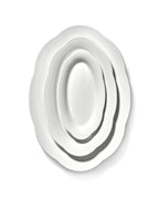 Serax dybt fad med silhouette design, 24 cm, keramisk serveringsskål til mad eller dekoration.