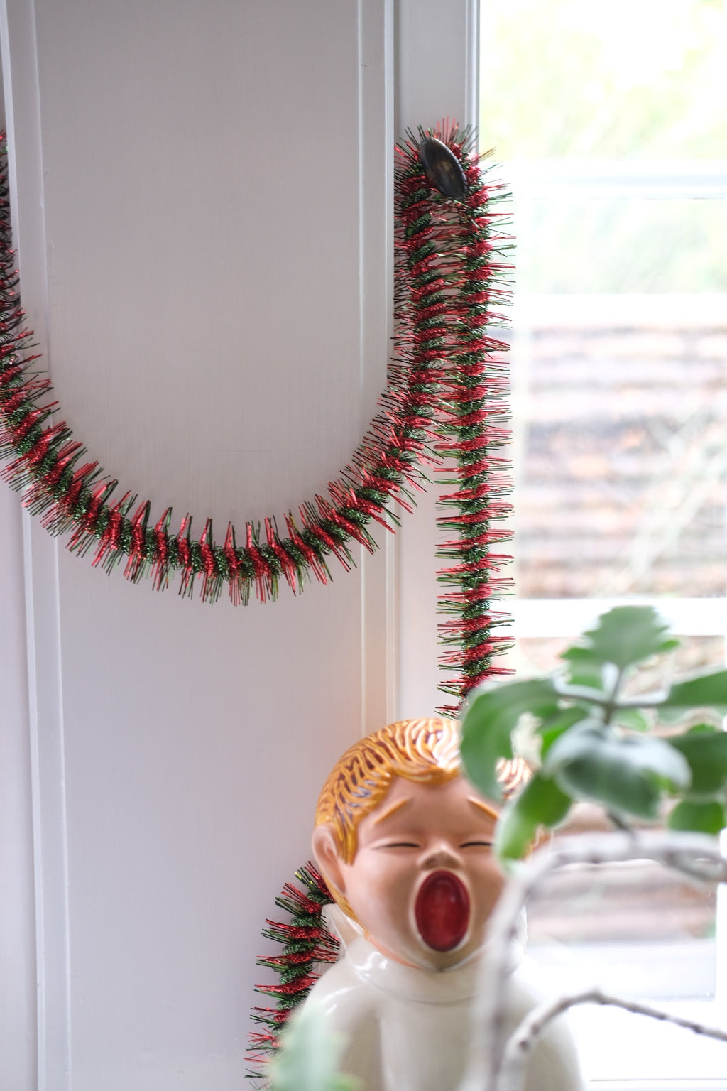 Guirlande • Lametta • 2 meter • Twist Rød & Grøn