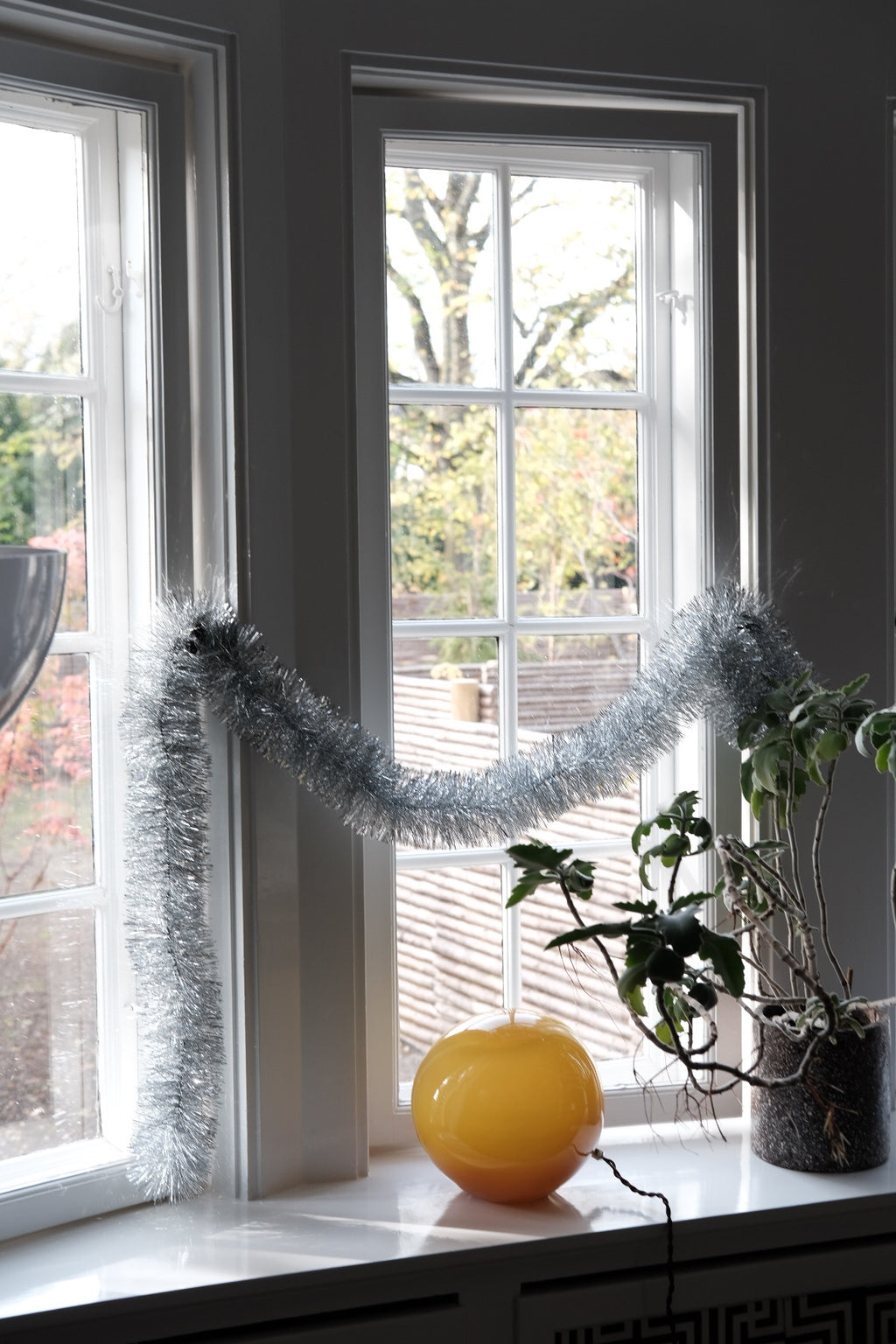 Guirlande • Lametta • 2 meter • Sølv