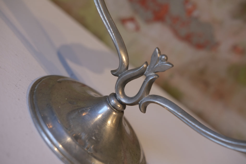 Vintage • Lysestage • Tin • 2armet