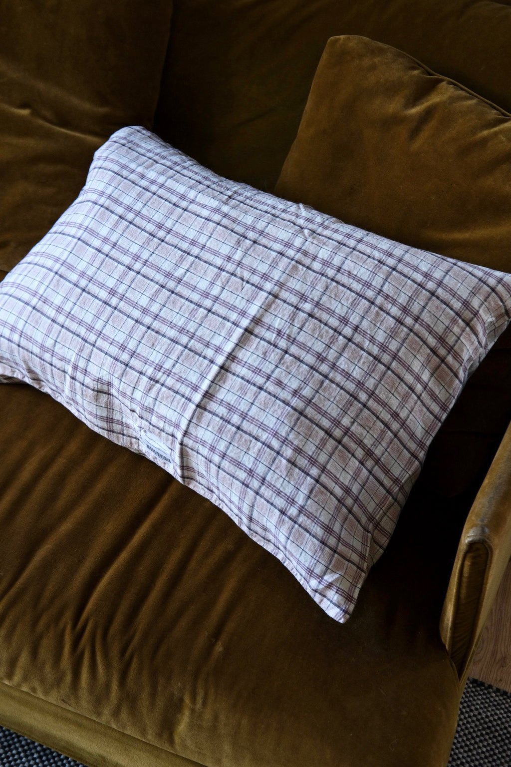 Pudevår • Hør • 50x70 cm • Mouchoir Violine