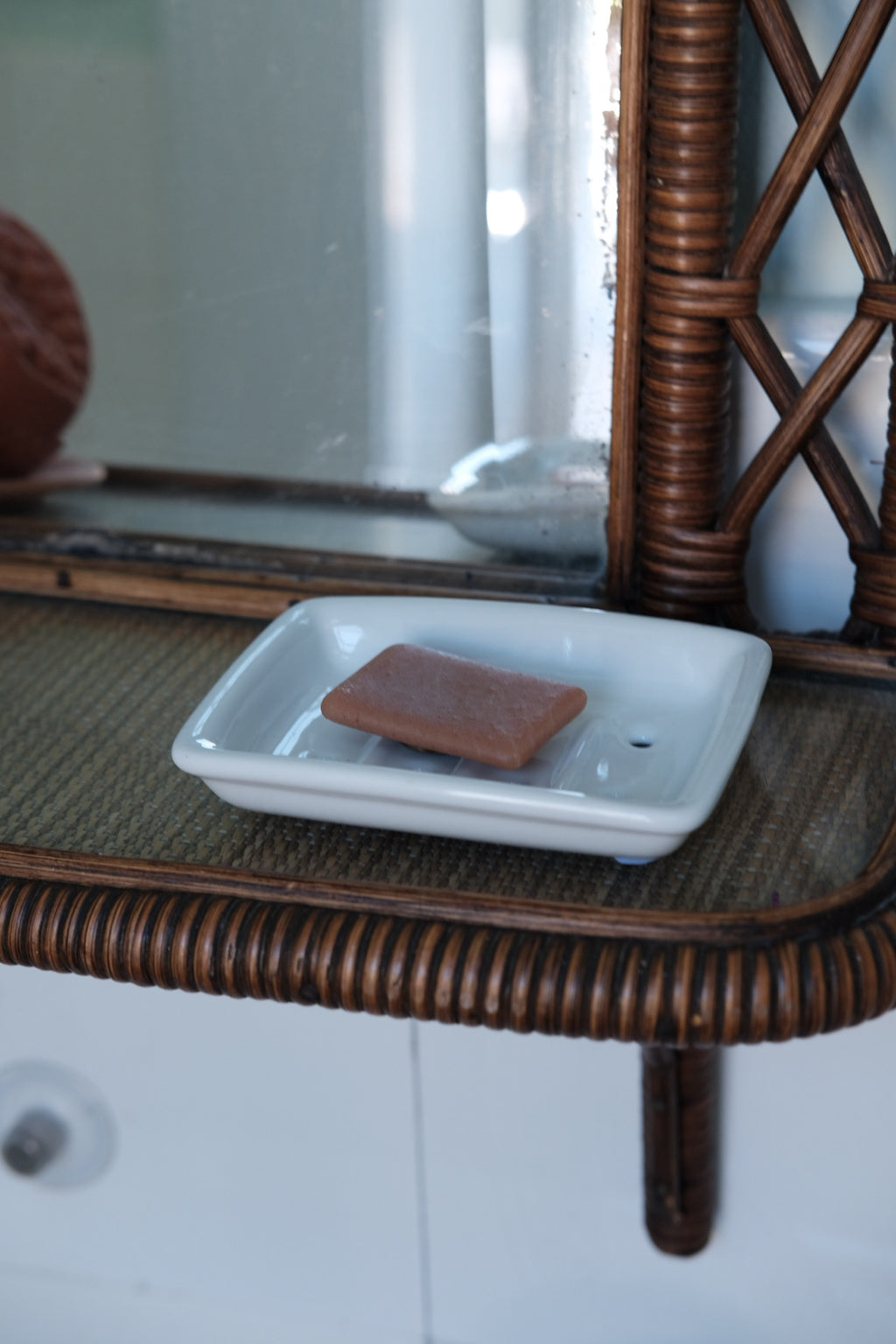 Sæbeskål • Porcelæn • Hvid