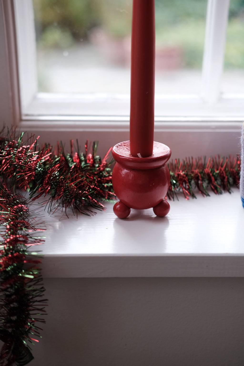 Guirlande • Lametta • 2 meter • Twist Rød & Grøn