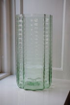 Vase • Glass • Transparent Green • Large