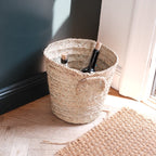 Kurv • Opbevaringkurv • Lille • Flettet Siv