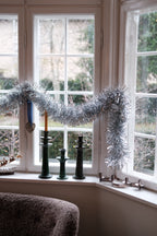 Guirlande • Lametta Sølv • Tyk • 3 meter