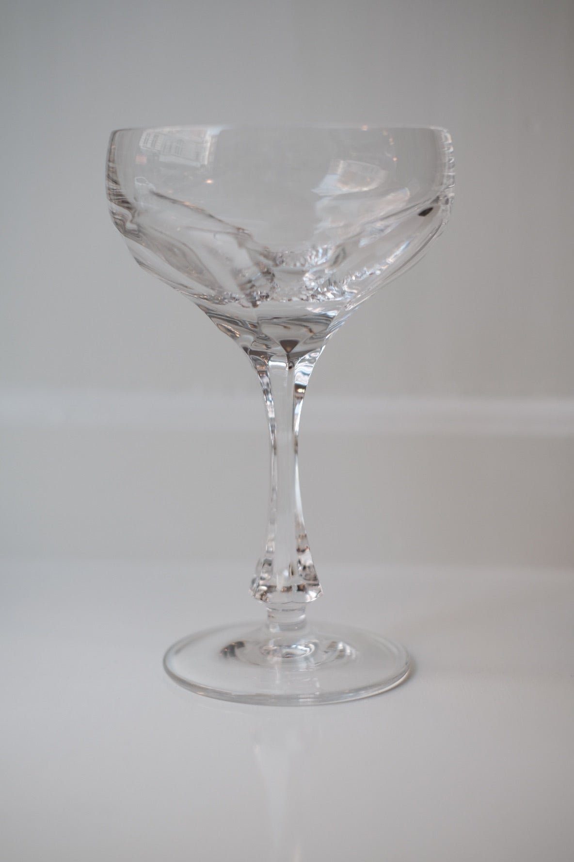 Vintage Champagneskål • Glas • 15 cm