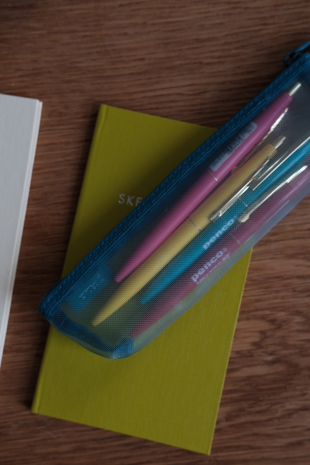 Penalhus • Transparent • Blå