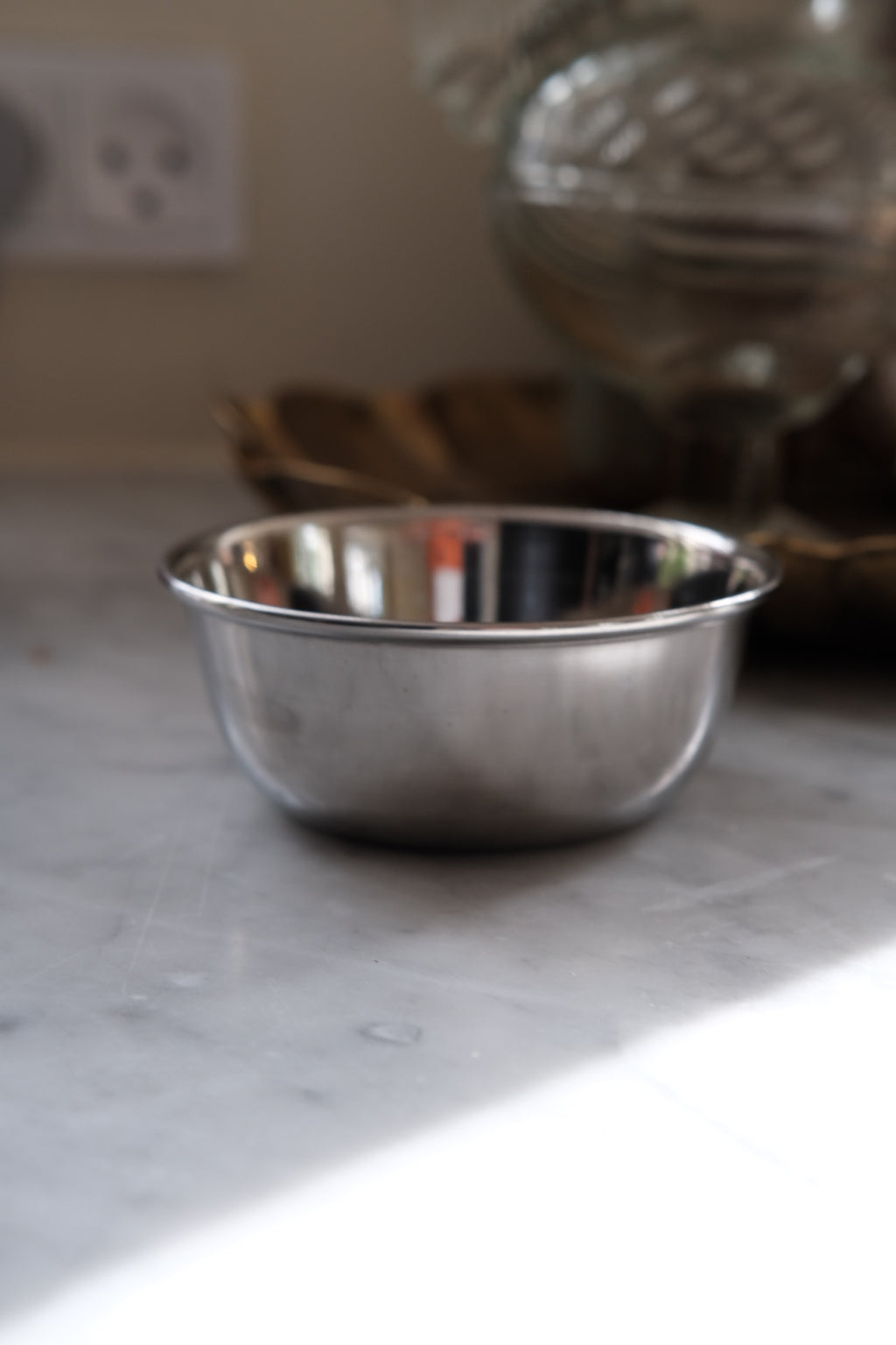 Skål • Rund • Stål • Ø10 cm