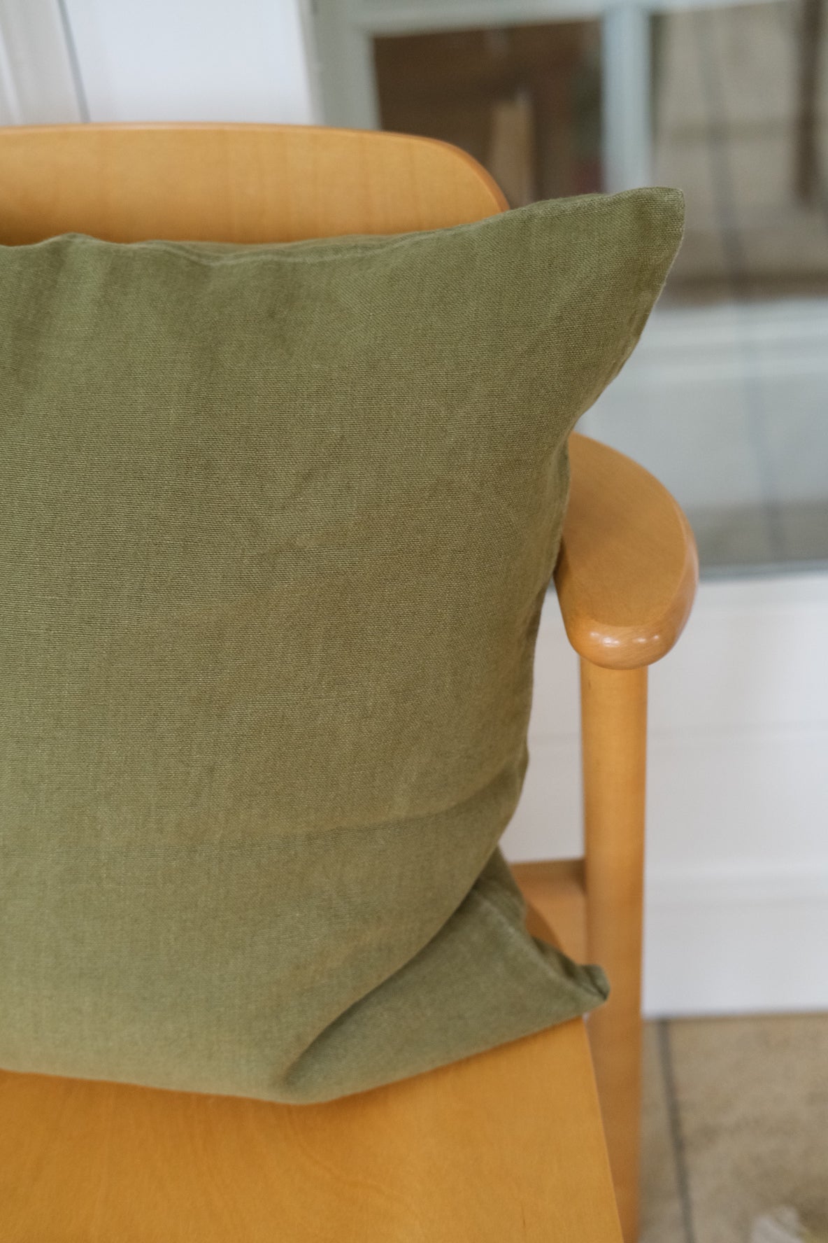 Pillowcase • Heavyweight linen • Medium • Vert Mousse • Moss green