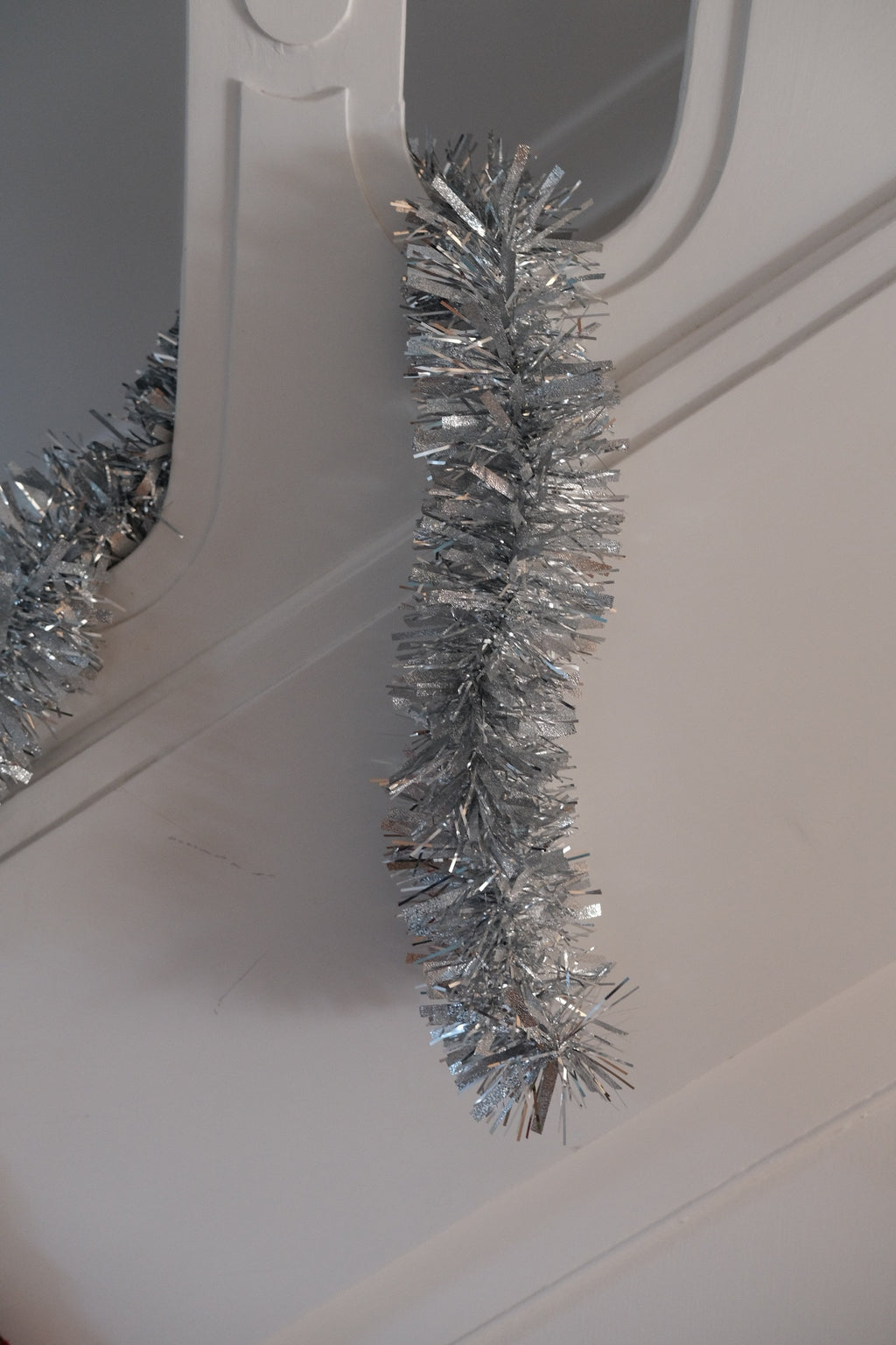 Guirlande • Lametta • 2 meter • Sølv • 9 cm