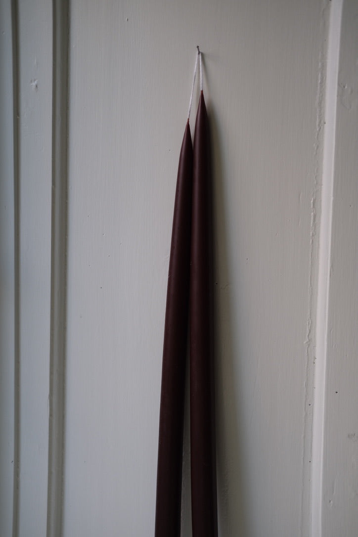 Hånddyppede kronelys • 45 cm • 2 stk.