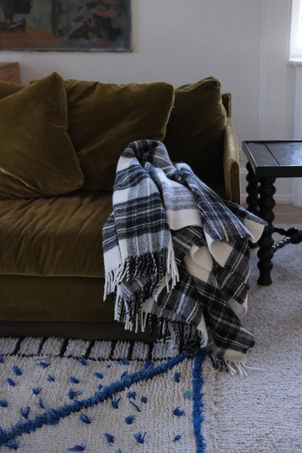 Tweedmill Uldtæppe • Grey Dress Stewart