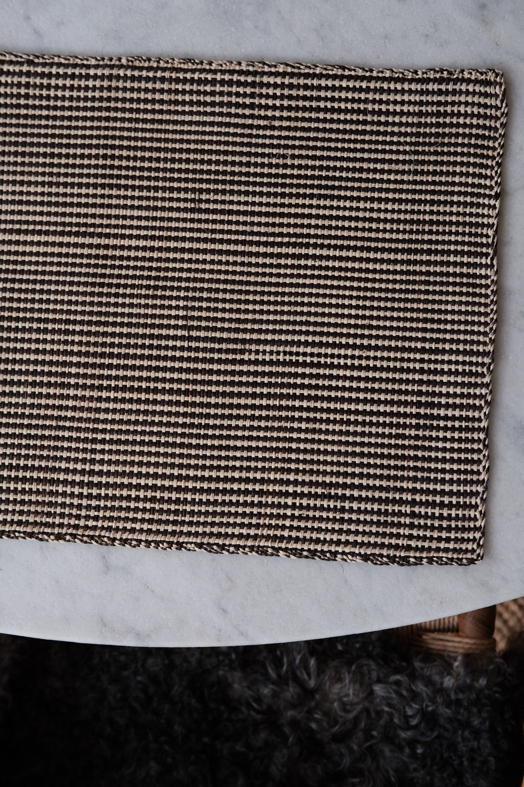 Dækkeserviet • Palmeblade • Iraca • Sorte Tern