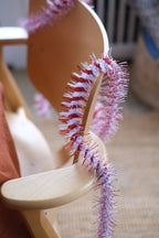 Guirlande • Lametta • 2 meter • Twist Rød & Hvid