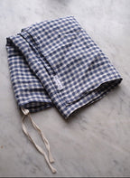 Viskestykke • Hør • Mini Forklæde • Petit Vichy Bleu • Blå tern