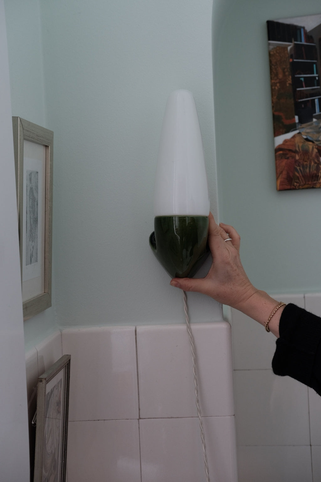 Vintage Lampe • Bernadotte • Grøn • DORA