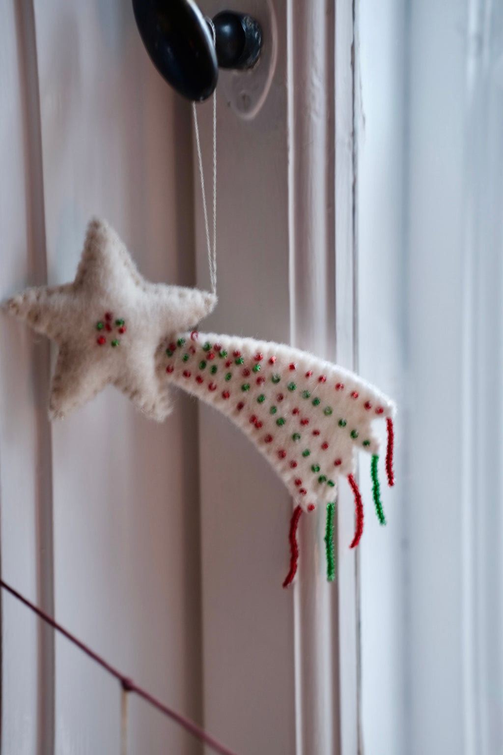 Julepynt • Stjerneskud med perler • Gamcha x DORA