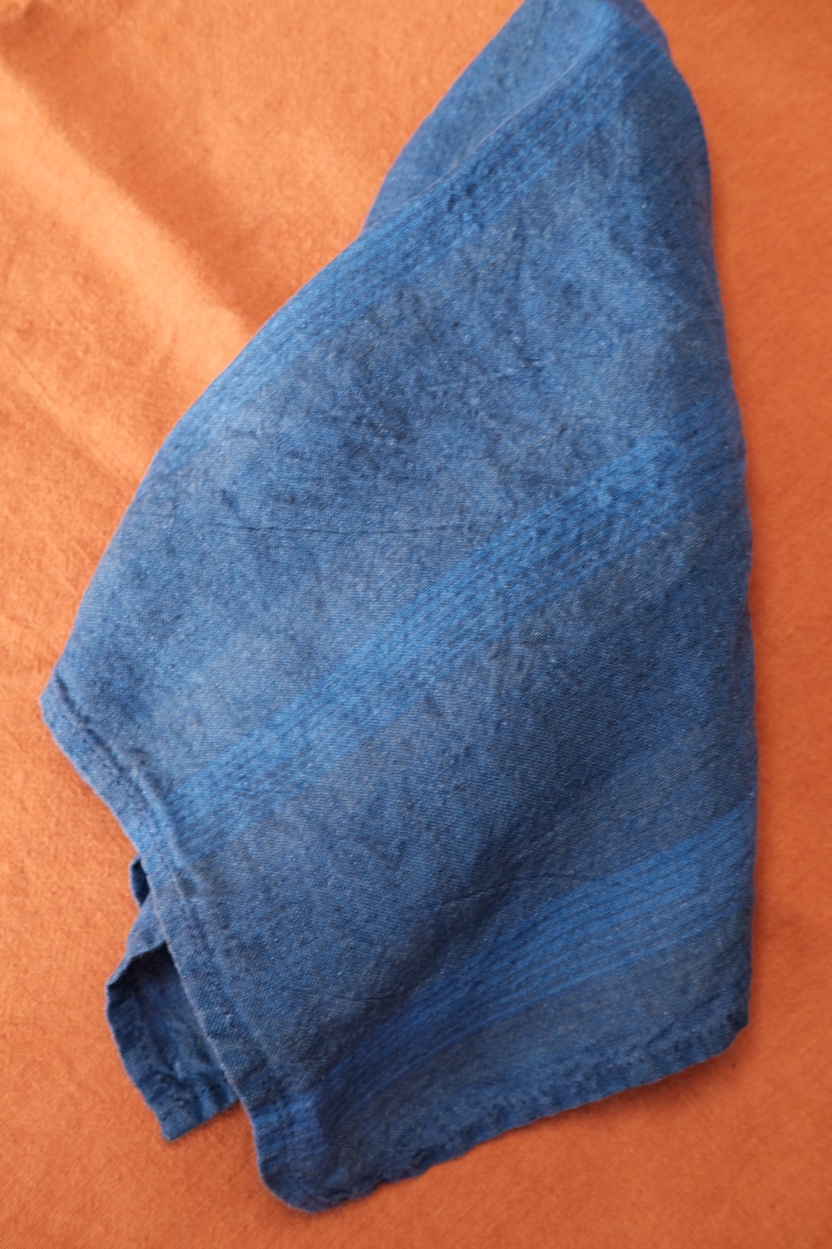 Serviet • Hør • Rayure Indigo