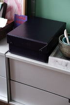 Opbevaringskasse • DORA x ELVO • Mørk Lilla • A4 høj • DORA