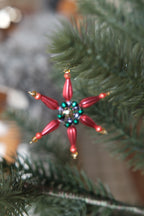 Julepynt • Perler • Stjerne • Rød