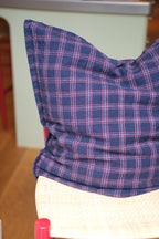 Pudevår • Hør • Mellem • Tartan Rouge Marine • Røde og marineblå tern