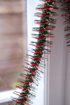 Guirlande • Lametta • 2 meter • Twist Rød & Grøn