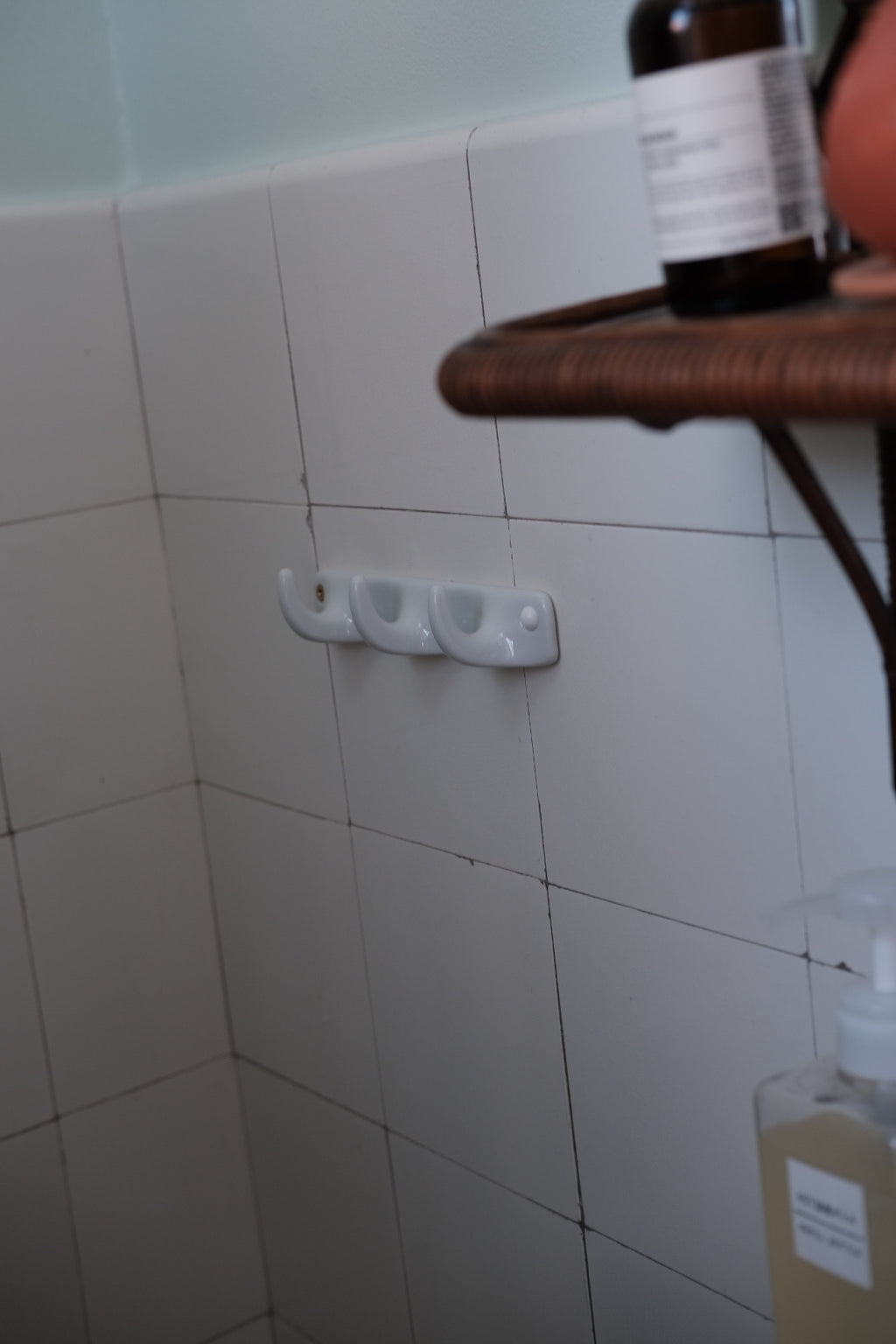 Knage • Porcelæn • 3 • Hvid • Firkantet