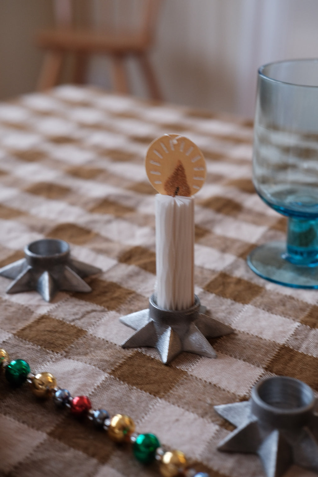 Julepynt • Papir • 3 stk • Lys