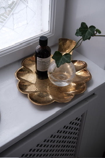 Vintage • Bakke • Messing blad • DORA