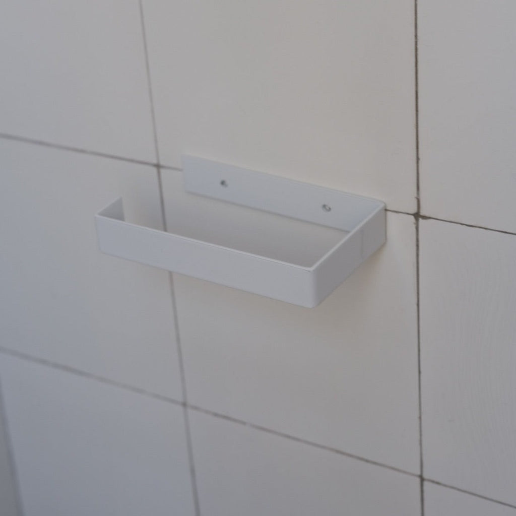 Toiletrulleholder • Metal • Hvid