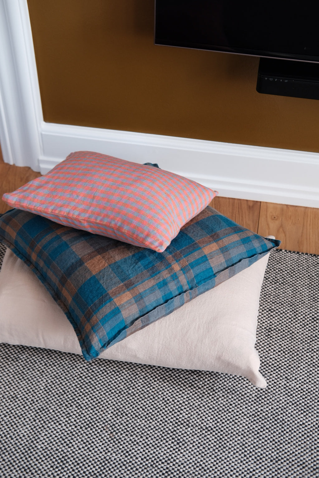 Pudevår • Hør • 30x40 • Vichy Fluo