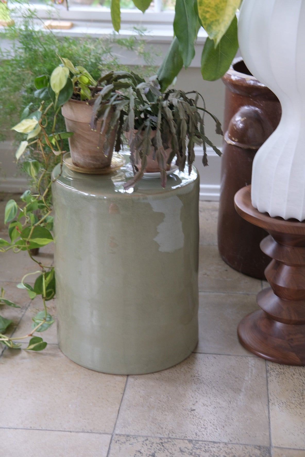 Stool • Danish Elm • Yellow 