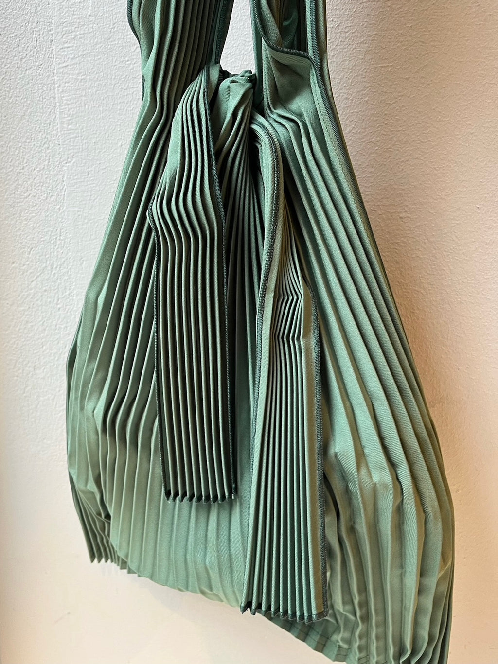 Taske • Plisseret • Bio nedbrydelig • Indkøb • Grøn • DORA
