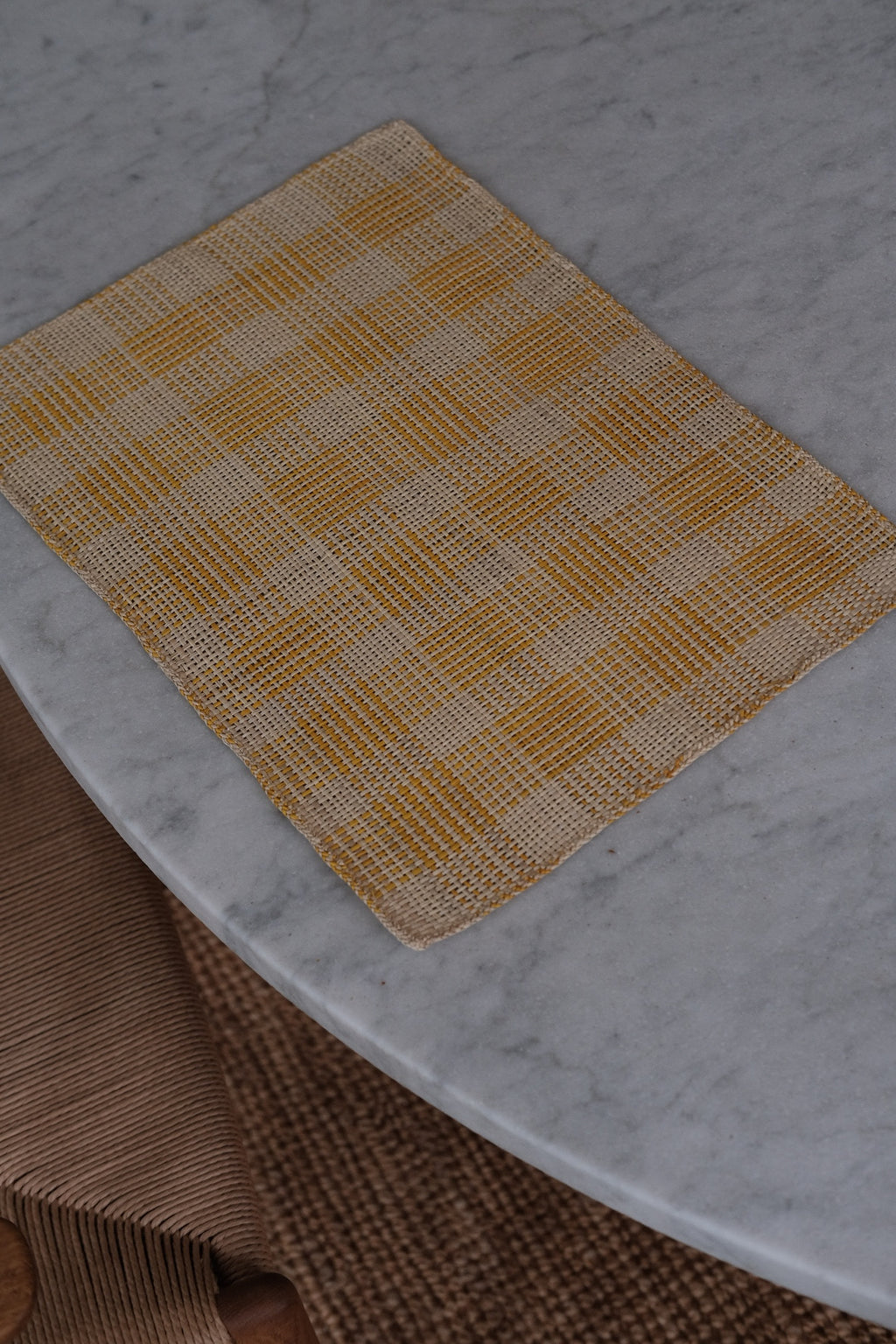 Dækkeserviet • Palmeblade • Iraca • Gule Tern