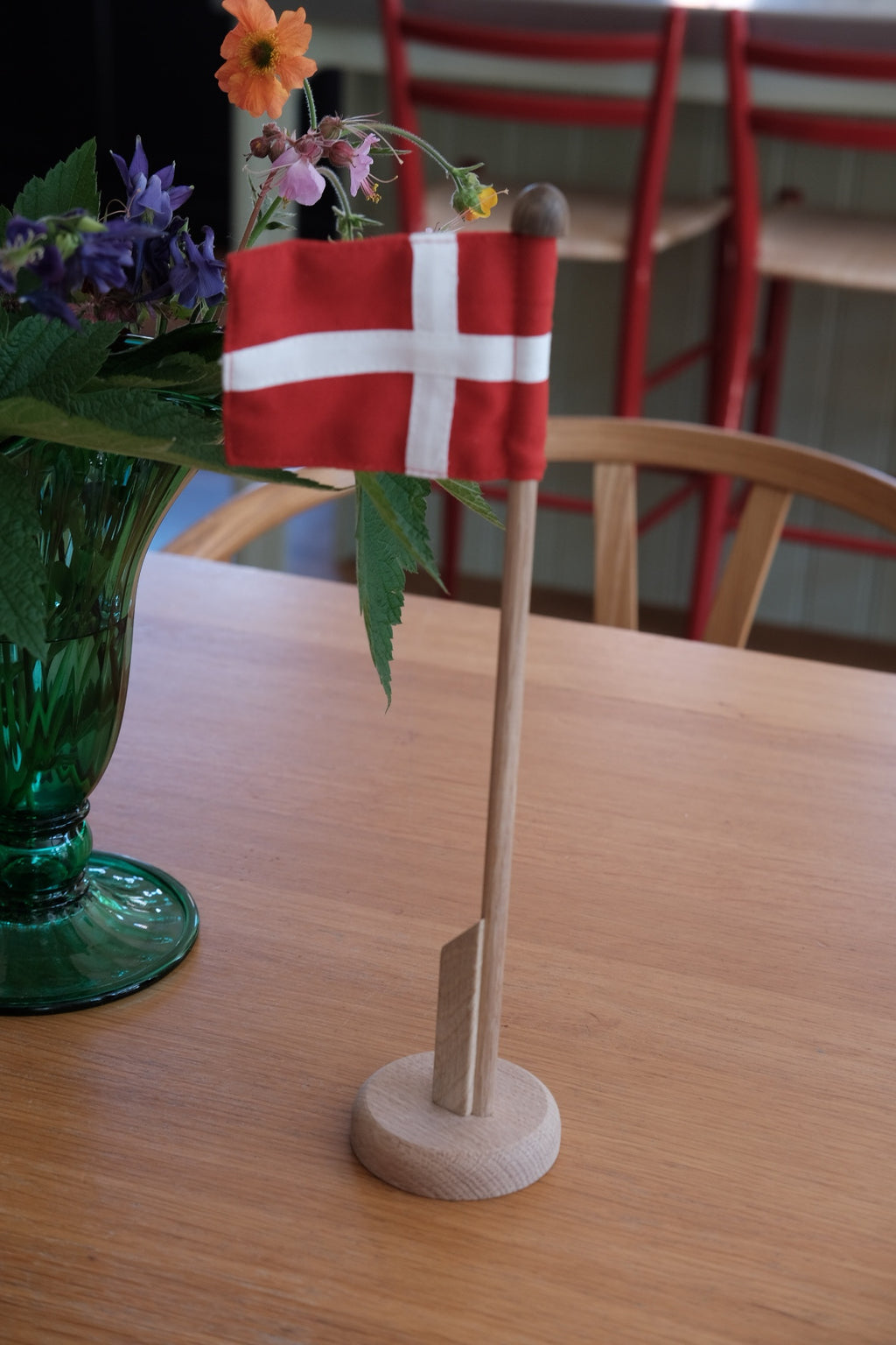 Bordflag • Egetræ • 30cm